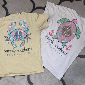 2 Simply Southern T-shirts